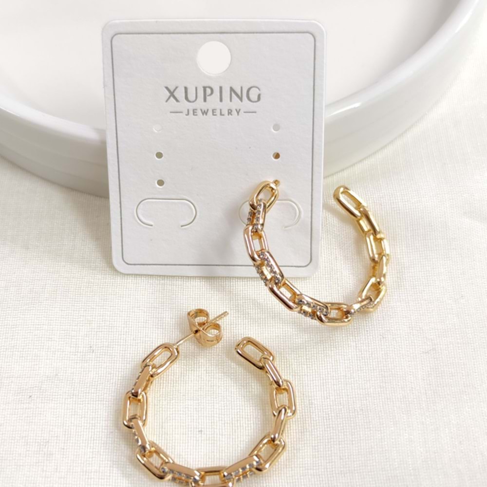 XUPING 24 MM ATAÇ ÇİVİ KÜPE ROSE