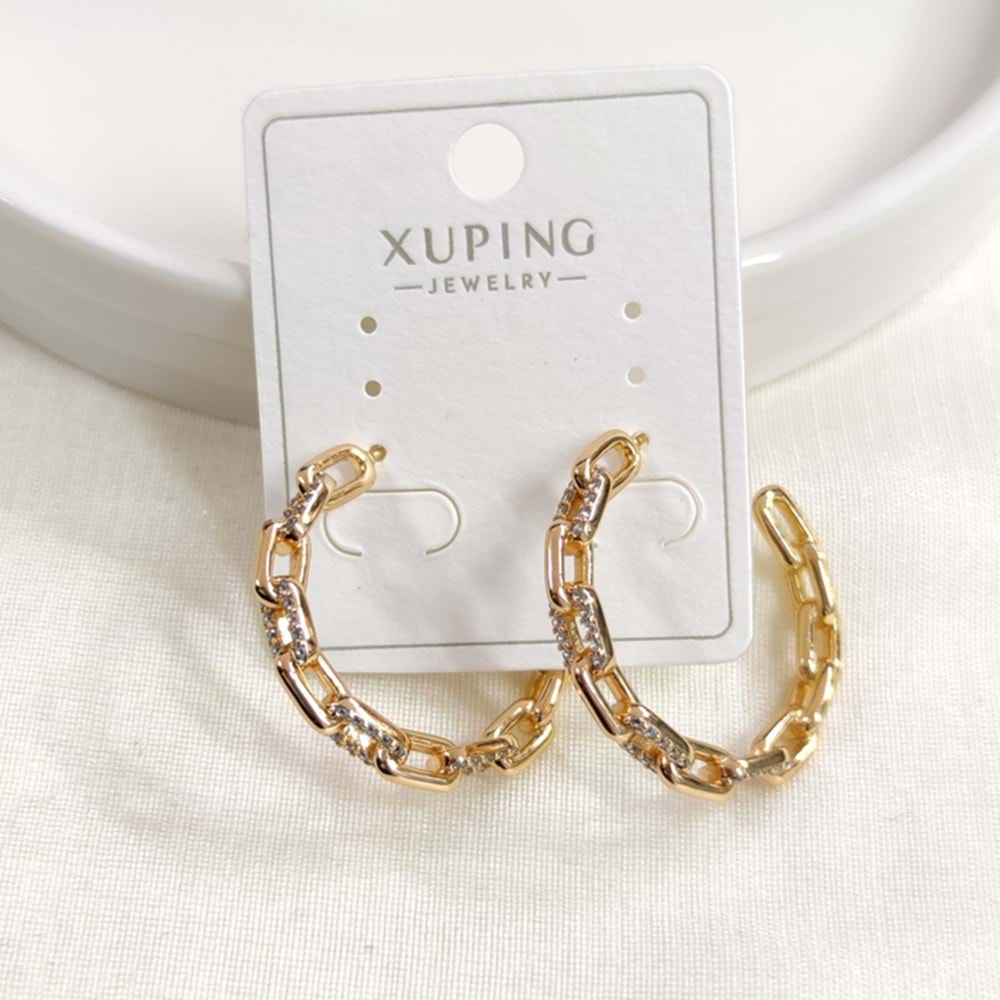 XUPING 24 MM ATAÇ ÇİVİ KÜPE ROSE