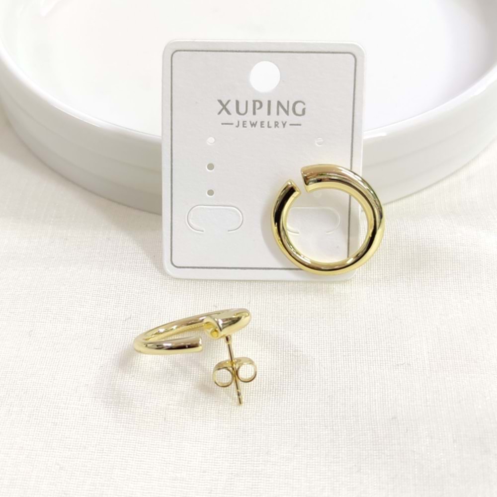 XUPING 22 MM ÇEMBER ÇİVİ KÜPE GOLD
