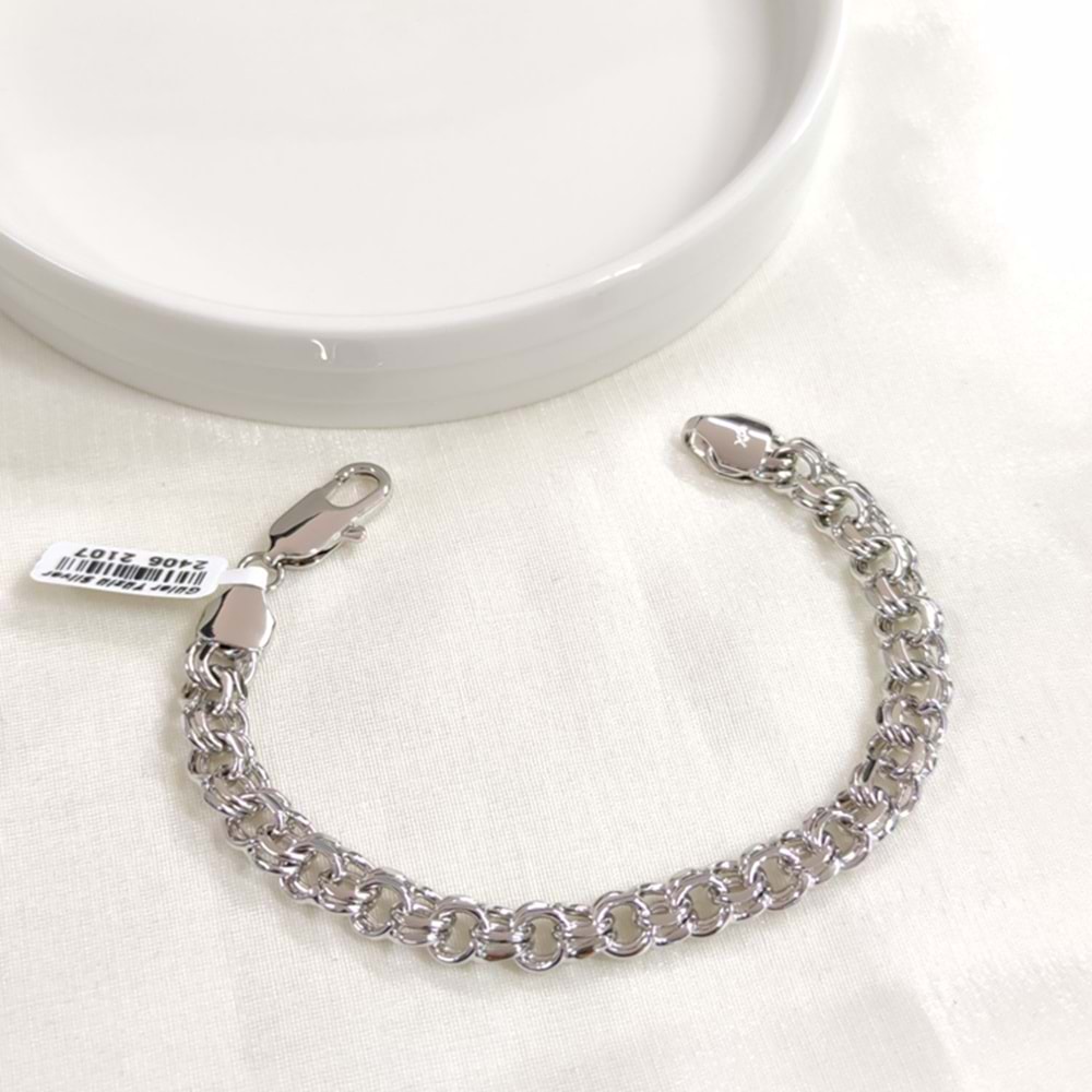 XUPING 8 MM HALKALI BİLEKLİK BEYAZ 20 CM