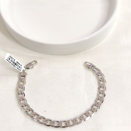 XUPING 6 MM YASSI GURMET BİLEKLİK BEYAZ 19 CM