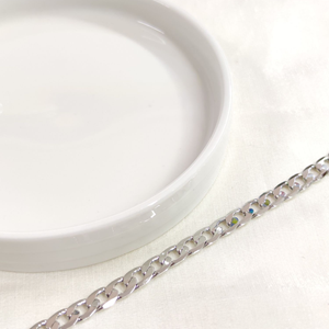 XUPING 6 MM YASSI GURMET BİLEKLİK BEYAZ 19 CM