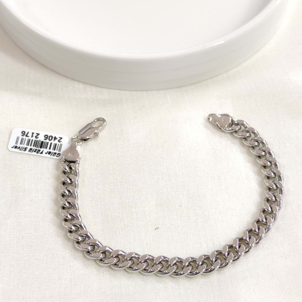 XUPING 6 MM ÇİFT TARAFLI GURMET BİLEKLİK BEYAZ 19 CM