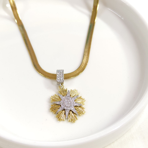 ÇELİK YASSI ZİNCİRLİ YILDIZ KOLYE 40+5 CM