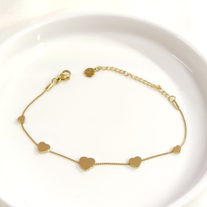 ÇELİK KALP BİLEKLİK 17+4 CM