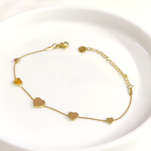 ÇELİK KALP BİLEKLİK 17+4 CM