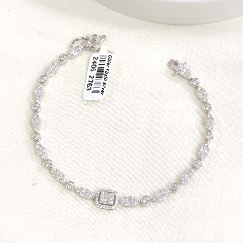 İTHAL MEKİK DETAY BAGET SU YOLU GÜMÜŞ BİLEKLİK