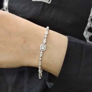 İTHAL MEKİK DETAY BAGET SU YOLU GÜMÜŞ BİLEKLİK