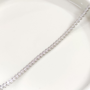 İTHAL 3,5 MM SIVAMA YUVARLAK TAŞ SU YOLU GÜMÜŞ BİLEKLİK