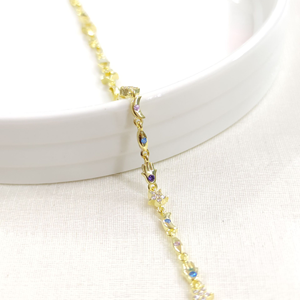 ŞANS RENKLİ TAŞLI GÜMÜŞ BİLEKLİK