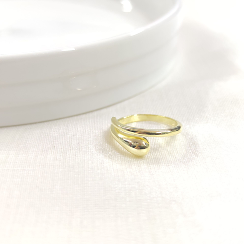 SARMAL GÜMÜŞ YÜZÜK - ALTIN SARI