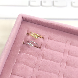 SARMAL GÜMÜŞ YÜZÜK - ALTIN SARI