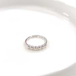 TOP TOP AYARLANABİLİR GÜMÜŞ YÜZÜK