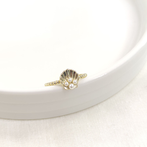 İNCİLİ İSTİRİDYE AYARLANABİLİR GÜMÜŞ YÜZÜK