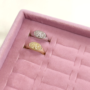 ARI AYARLANABİLİR GÜMÜŞ YÜZÜK - ALTIN SARI