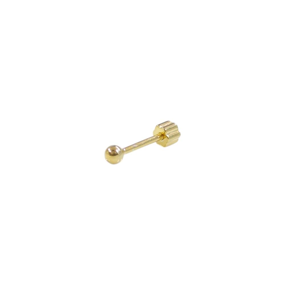 2 MM TOP GÜMÜŞ TRAGUS PIERCING