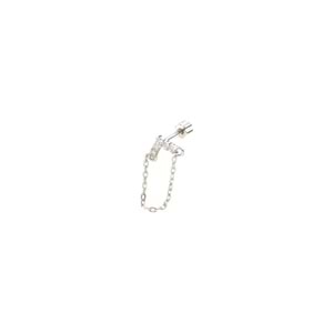 SALLANTILI ÜÇGEN GÜMÜŞ TRAGUS PIERCING