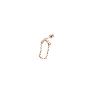 SALLANTILI ÜÇGEN GÜMÜŞ TRAGUS PIERCING