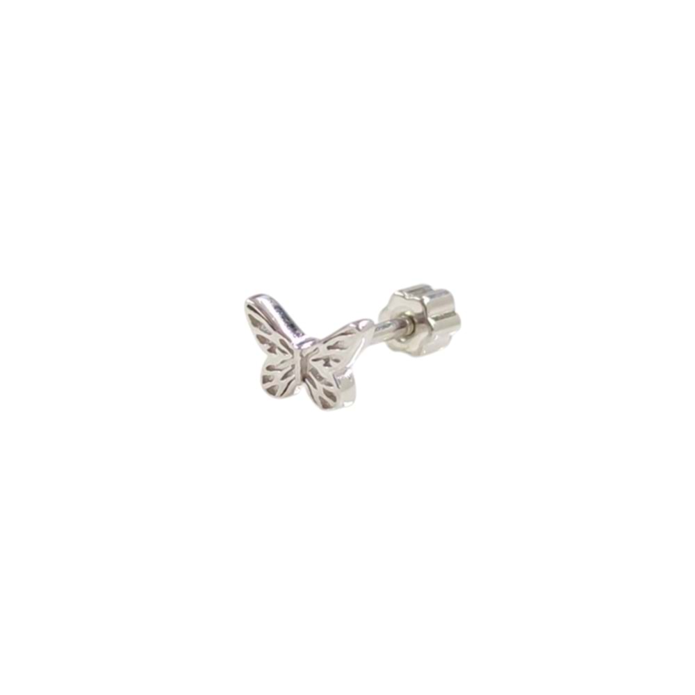 KELEBEK GÜMÜŞ TRAGUS PIERCING