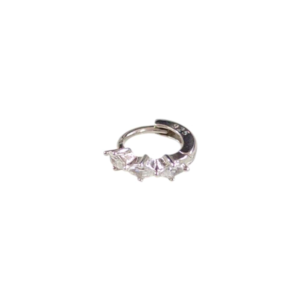 MEKİK SU YOLU HALKA GÜMÜŞ TRAGUS PIERCING