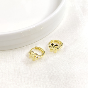 İTHAL ÇİÇEK 10 MM GÜMÜŞ HALKA KÜPE