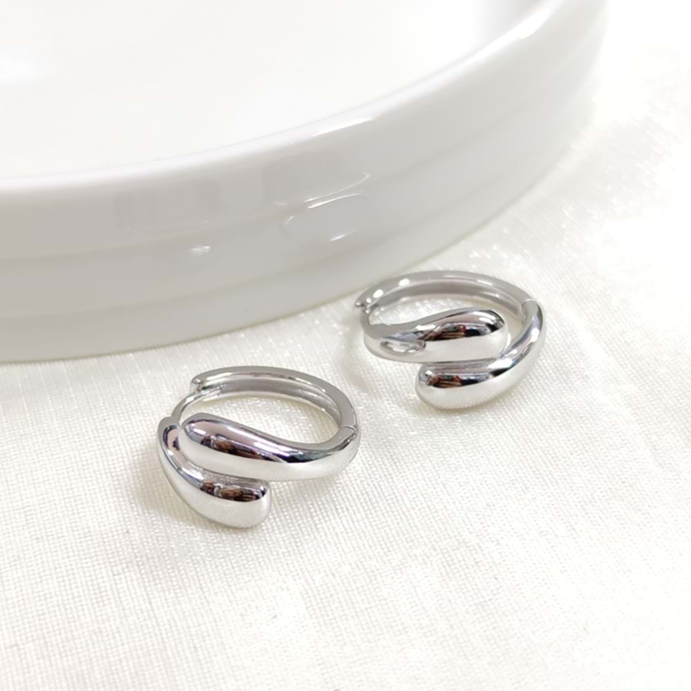 İTHAL SARMAL 15 MM GÜMÜŞ HALKA KÜPE