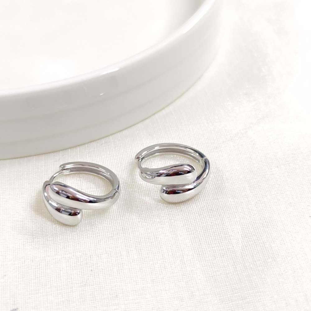 İTHAL SARMAL 15 MM GÜMÜŞ HALKA KÜPE