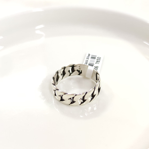 7,50 MM GÜMÜŞ GURMET DESEN OKSİTLİ ALYANS YÜZÜK - 20