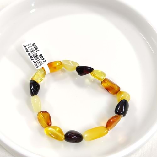 YETİŞKİN KEHRİBAR ORJİNAL DOĞAL TAŞ BİLEKLİK