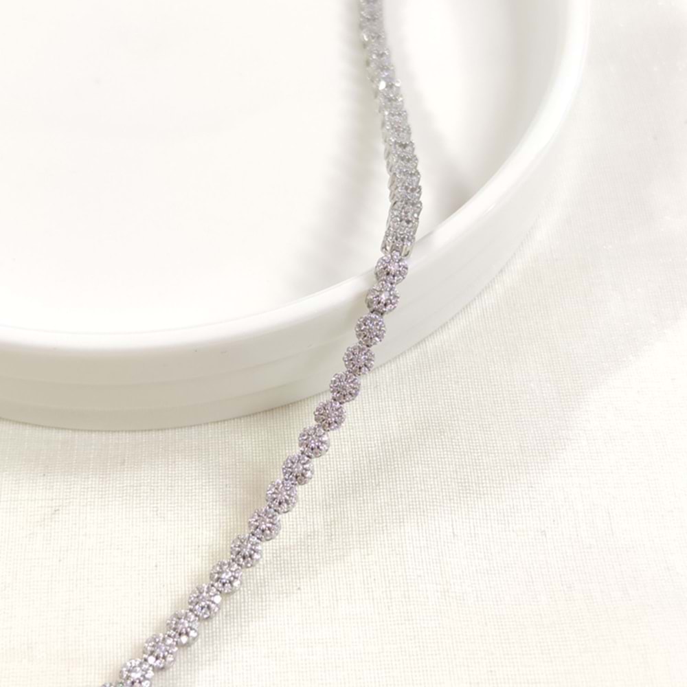 İTHAL 4 MM YUVARLAK SU YOLU GÜMÜŞ BİLEKLİK 18 CM