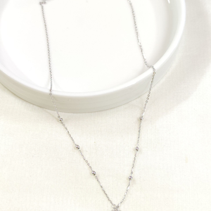 İTHAL BOMBELİ KALP GÜMÜŞ KOLYE