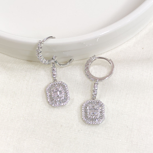 İTHAL SALLANTILI BAGET GÜMÜŞ 10 MM HALKA KÜPE