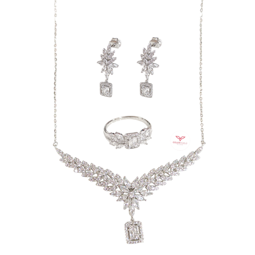 İTHAL BAGET MONTÜR ÜÇLÜ GÜMÜŞ SET - 16