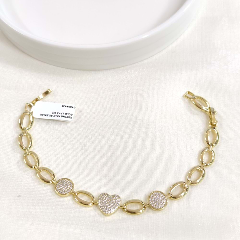 XUPING KALP BİLEKLİK GOLD 17+2 CM