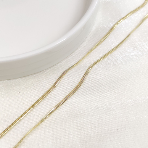 XUPING 2 MM EZME YILAN ZİNCİR 50 CM GOLD