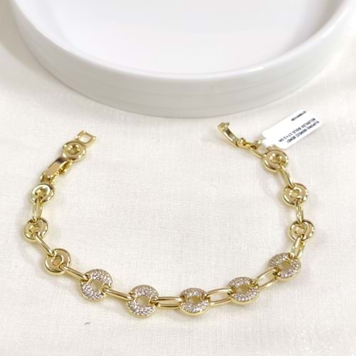 XUPING GEMİCİ SİMİT BİLEKLİK GOLD 17+2 CM