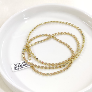 XUPING 3 MM EZME PUL ZİNCİR 45 CM KOLYE GOLD