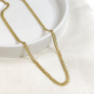 XUPING 3 MM NONNA ZİNCİR KOLYE 60 CM GOLD