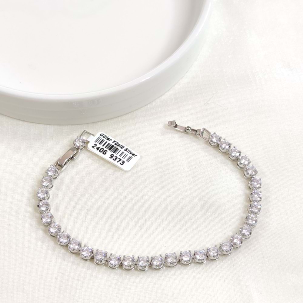 XUPING 4 MM SU YOLU BİLEKLİK BEYAZ 17+2 CM