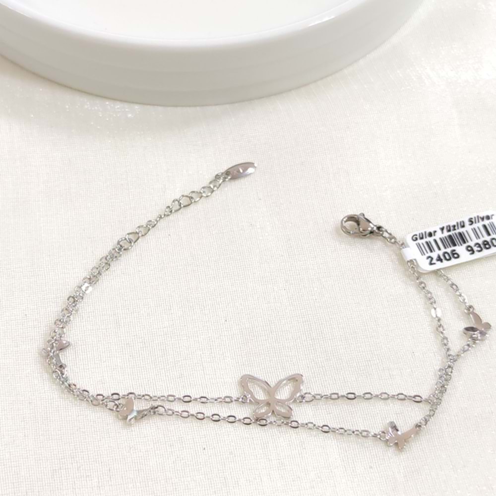 XUPING KELEBEK BİLEKLİK BEYAZ 17+3 CM