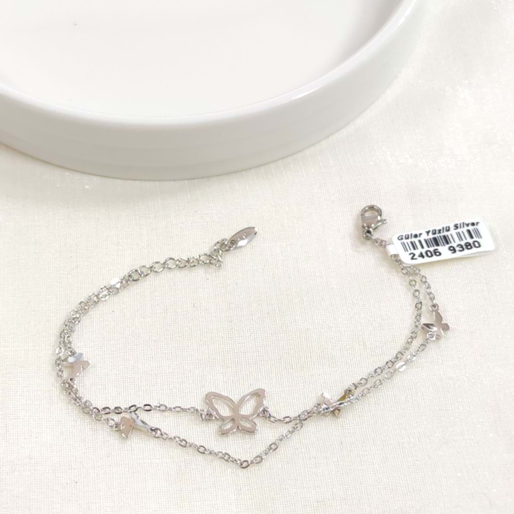 XUPING KELEBEK BİLEKLİK BEYAZ 17+3 CM