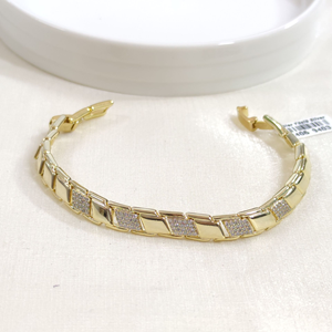 XUPING TAŞ DETAYLI BİLEKLİK GOLD 17+2 CM