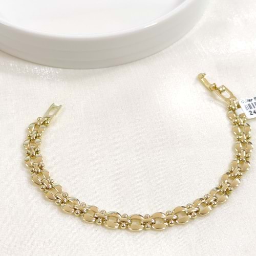 XUPING TAŞSIZ BİLEKLİK GOLD 19 CM
