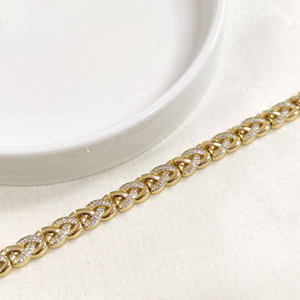 XUPING ÖRGÜ BİLEKLİK GOLD 17+2 CM