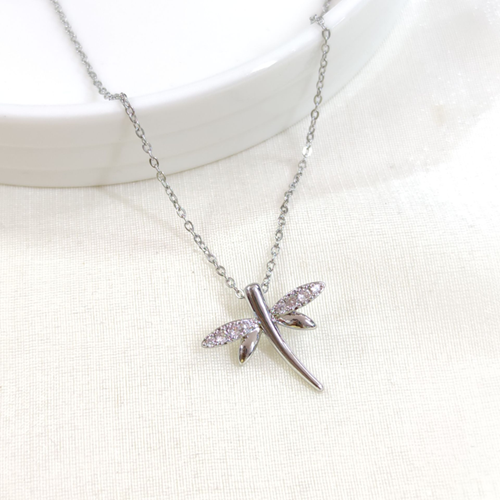 ÇELİK YUSUFCUK KOLYE BEYAZ 40+5 CM