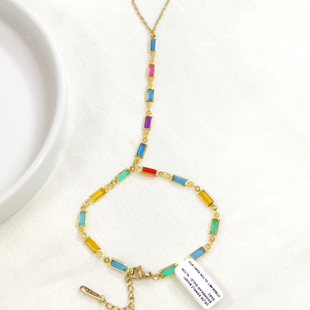 ÇELİK RENKLİ BAGET ŞAHMERAN GOLD - ALTIN SARI