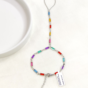 ÇELİK RENKLİ BAGET ŞAHMERAN GOLD - BEYAZ