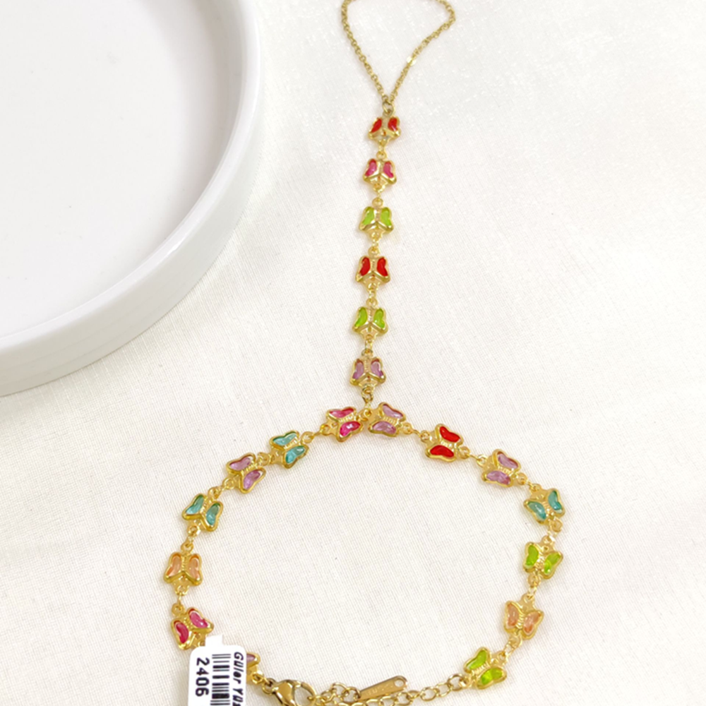 ÇELİK RENKLİ KELEBEK ŞAHMERAN GOLD