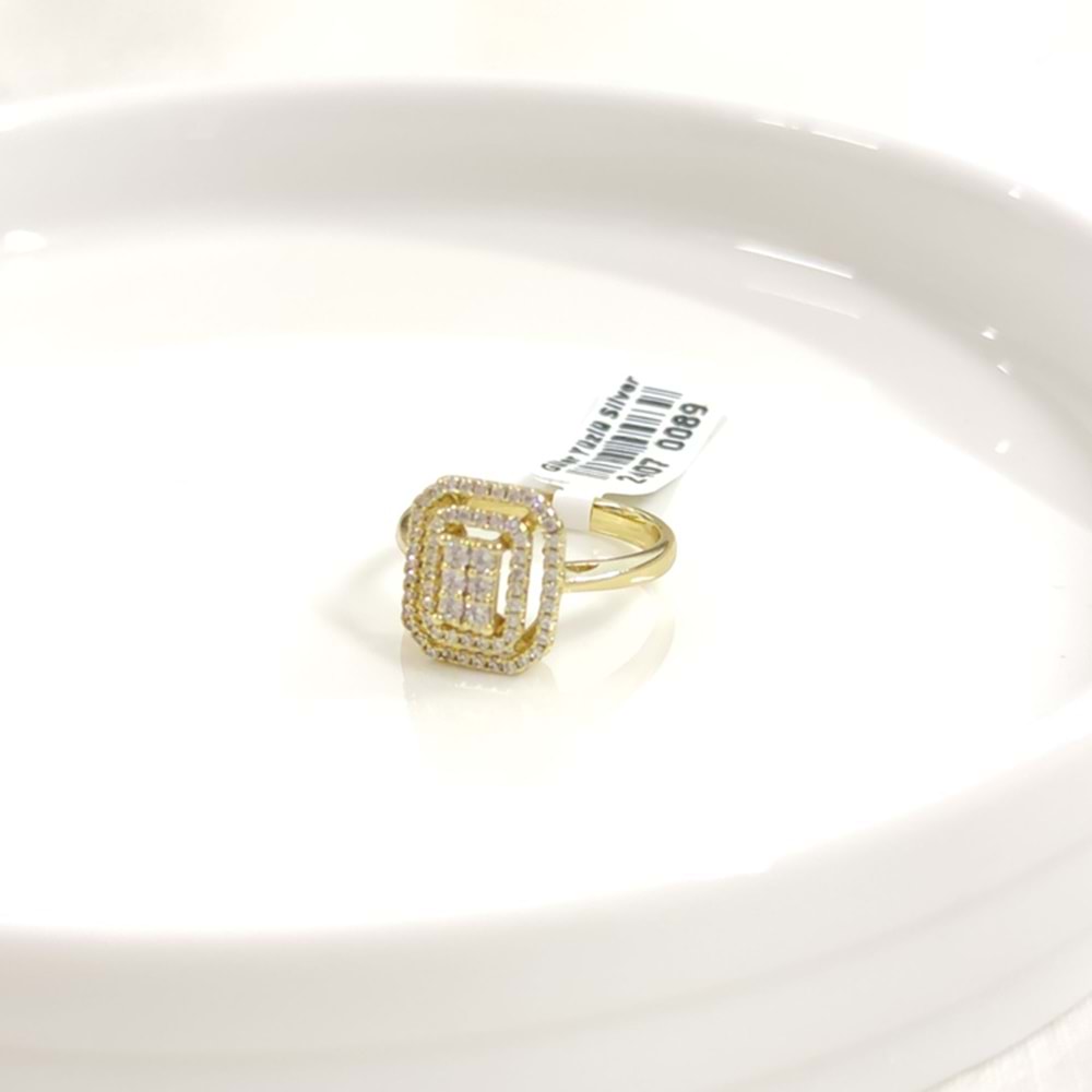 XUPING 12 MM BAGET YÜZÜK - ALTIN SARI - 18