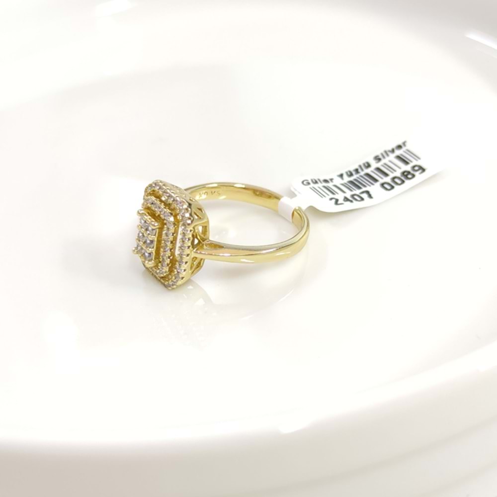 XUPING 12 MM BAGET YÜZÜK - ALTIN SARI - 18